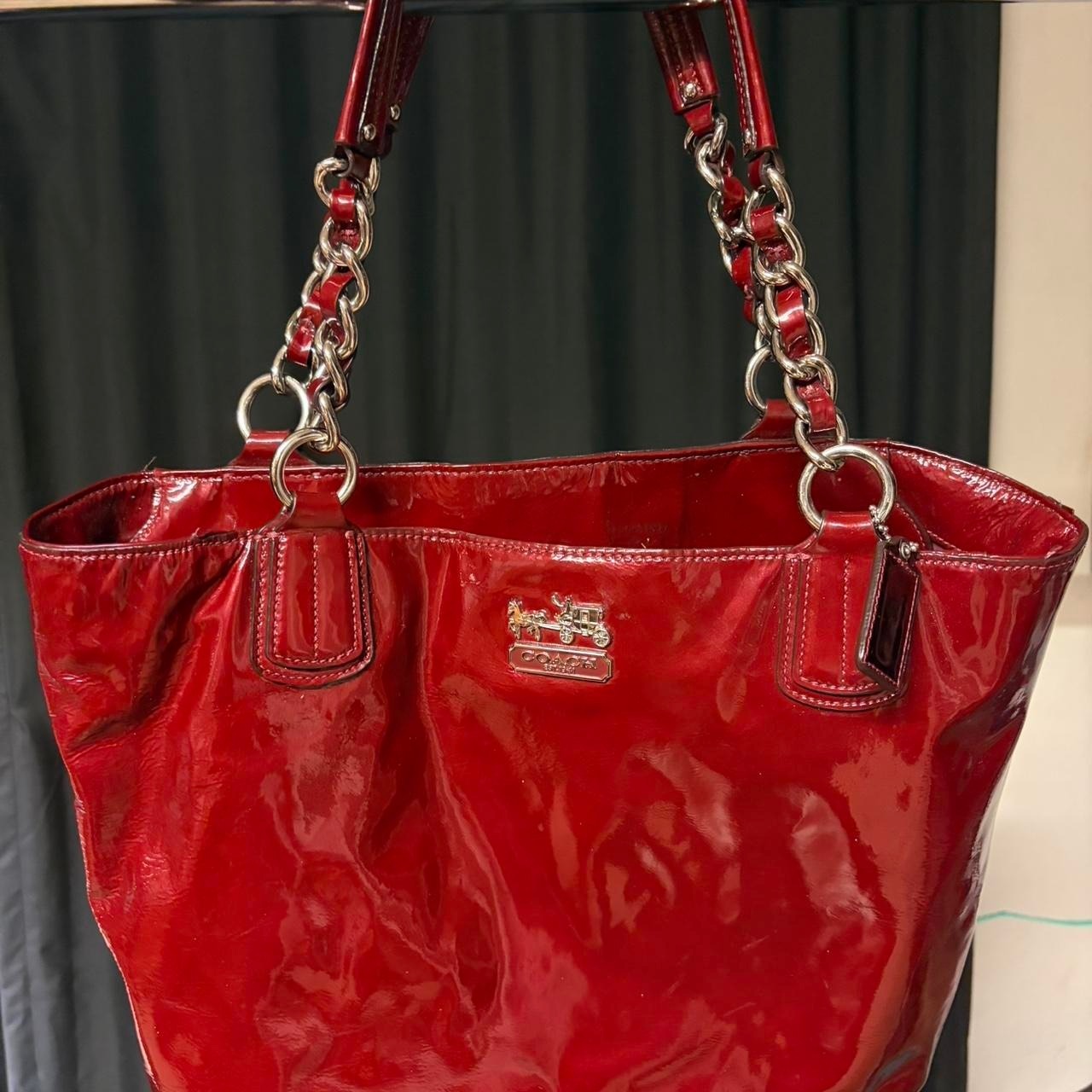 Vintage Cherry Red Chelsea Coach Purse